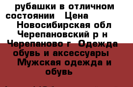 рубашки в отличном состоянии › Цена ­ 500-700 - Новосибирская обл., Черепановский р-н, Черепаново г. Одежда, обувь и аксессуары » Мужская одежда и обувь   